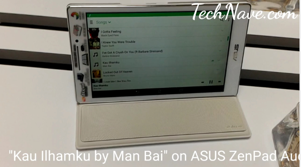 ASUS ZenPad 7.0 Audio Cover hands-on video