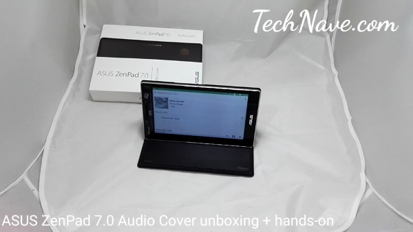 ASUS ZenPad 7.0 Audio Cover unboxing and hands-on video