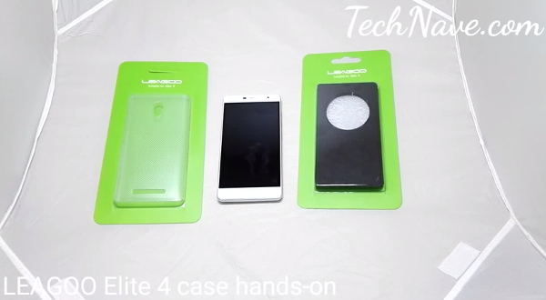 LEAGOO Elite 4 protective case and leather case hands-on video