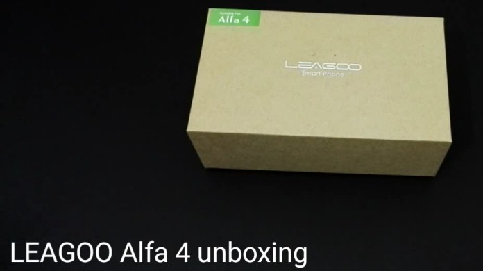 LEAGOO Alfa 4 unboxing video
