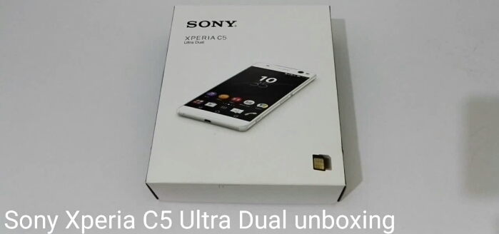 Sony Xperia C5 Ultra Dual unboxing video