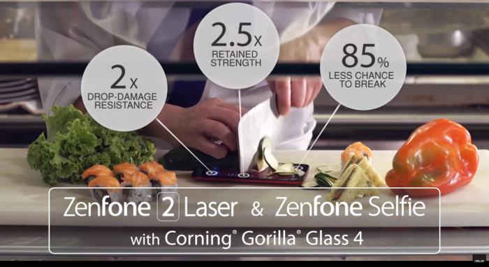 ASUS ZenFone Selfie and ZenFone 2 Laser are "sushi-proof"