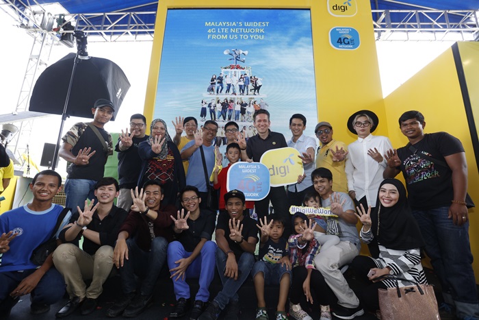 First Digi tower in Setia Alam from #DigiWeWant4G Twitter campaign