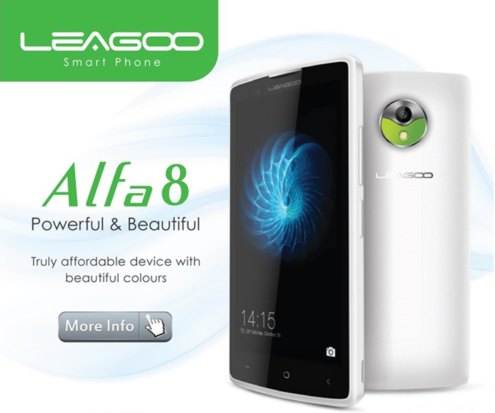 LEAGOO Alfa 8 with 1.3GHz quad core processor now available in Malaysia for RM269