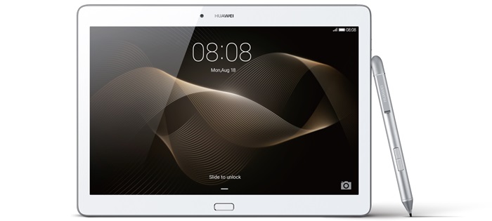 10-inch Huawei MediaPad M2 tablet with active stylus support revealed in CES 2016