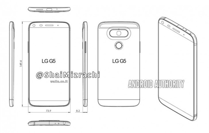 Rumours: Another LG G5 render leaked