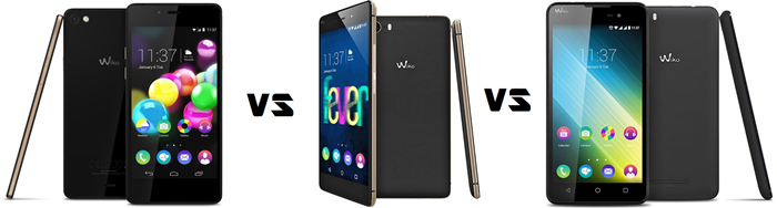 Wiko trio comparison, what's the difference? - Wiko Highway Pure vs Wiko Fever vs Wiko Lenny2