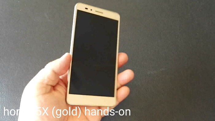 honor 5X (gold version) hands-on video