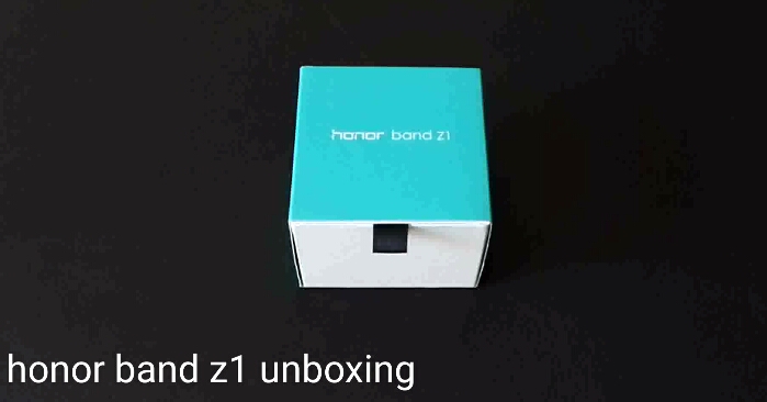 honor band z1 unboxing video