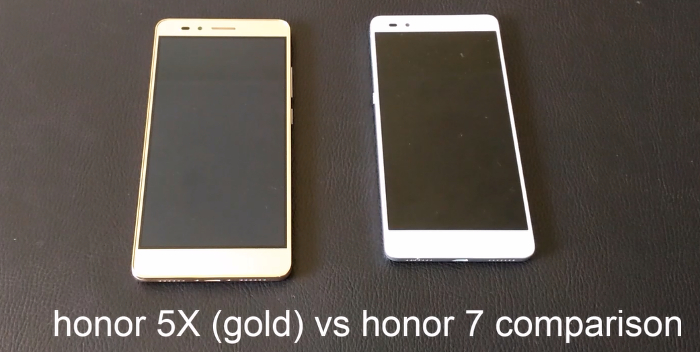 honor 5X vs honor 7 comparison video