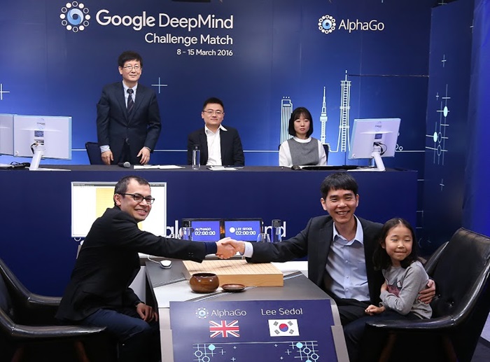 Google DeepMind’s AlphaGO defeats Lee Sedol at Go in first game