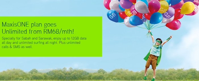 Pay RM68 per month for new MaxisONE Plan 68 for 5GB data, unlimited calls, SMS and more