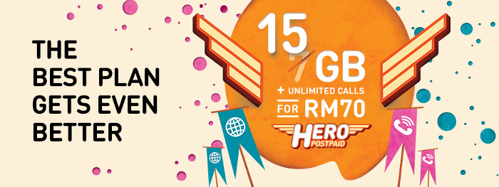 U Mobile's updated Hero Postpaid P70 plan confirmed to offer 15GB of data for still RM70 a month