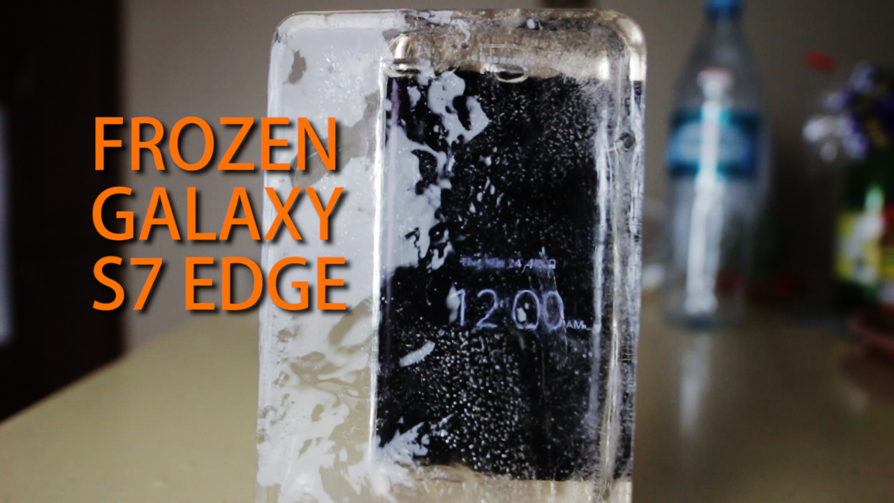Frozen Samsung Galaxy S7 Edge test!