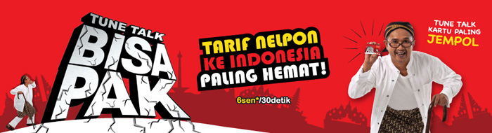 Indonesians living in Malaysia can now enjoy the new TuneTalk Bisa Pak plan