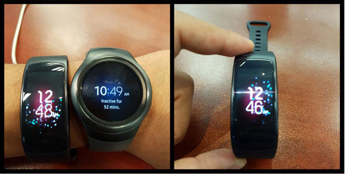 Rumour: Leaked photos of the Samsung Gear Fit 2 and Gear IconX Bluetooth earphones appears online