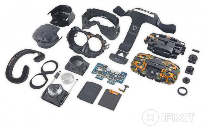 HTC Vive torn apart, reveals easy reparability