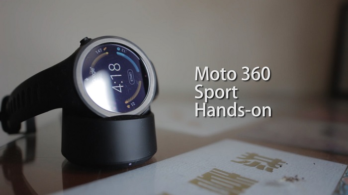Moto 360 Sport First Impression Hands-on video