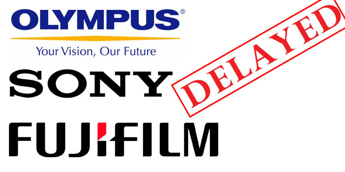 Sony, Olympus and Fujifilm delays new camera model due to earthquake
