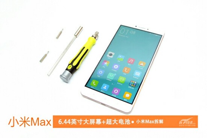 IP168 back again by tearing down the Xiaomi Mi Max
