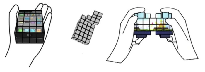 Researchers creates a Rubik’s cube screen