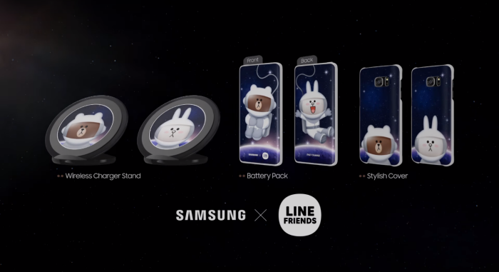 Samsung x LINE Friends wireless chargers and cases coming soon