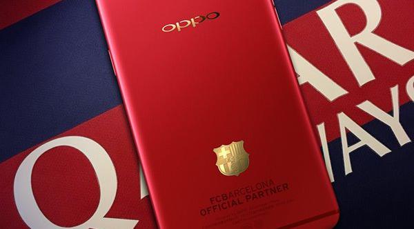 OPPO R9 Barcelona FC limited edition sighted online