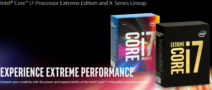 Intel Core i7 Extreme Edition officially announced for 4K gaming and 4K video or VR content creation