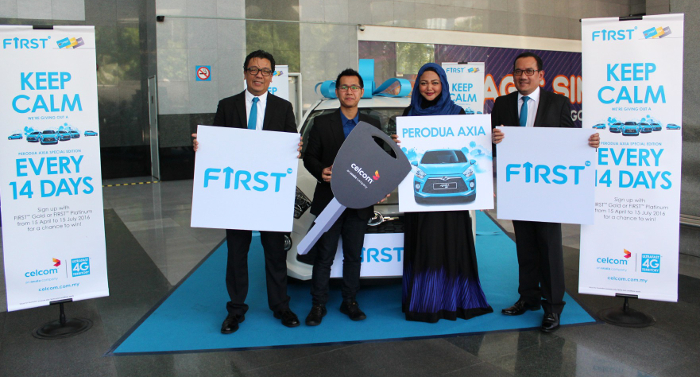First winner of Celcom's "Keep Calm and Win a Perodua Axia" announced, 5 cars left to be won