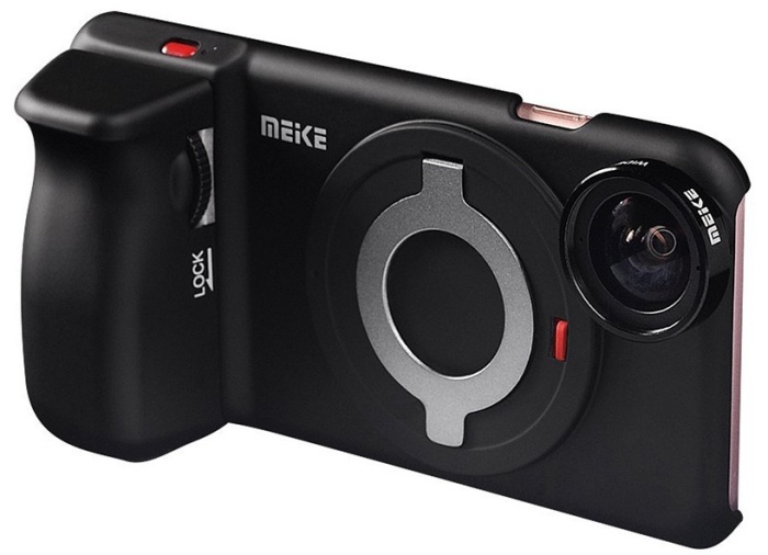 Meike MK-H6S Pro allows Sony QX-1 to be mounted on your Apple iPhone 6/6S
