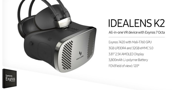 Exynos-powered IDEALENS K2 VR headset now available