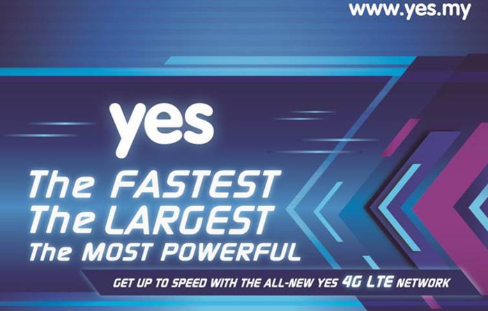 YES 4G LTE mobile plans by YTL coming to Malaysia in full unequivocal force on 30 June 2016