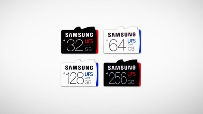 Samsung UFS Memory cards promises faster transfer speeds than microSD
