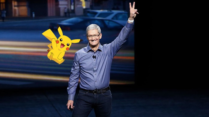 Apple CEO Tim Cook said Apple is investing in augmented reality after the success of Pokémon Go