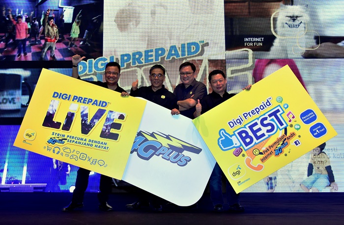 Digi launches 2 new Prepaid packs with free monthly 4G streaming data