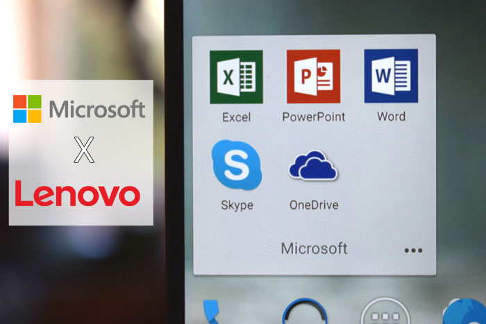 Lenovo to preload Microsoft apps with new phones