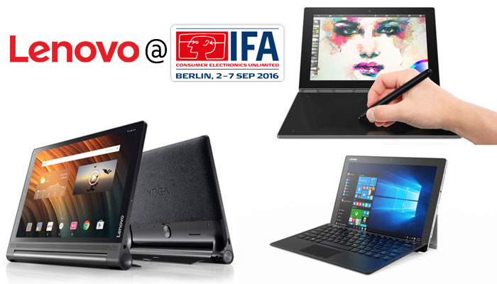 Lenovo launches several new mobile-centric computing devices at IFA2016