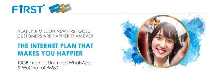 Nearly a million new FIRST Gold customers are happier than ever, you can be one too for just RM80 a month