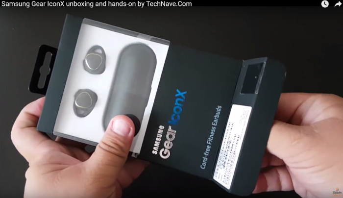 Samsung Gear IconX unboxing and hands-on video