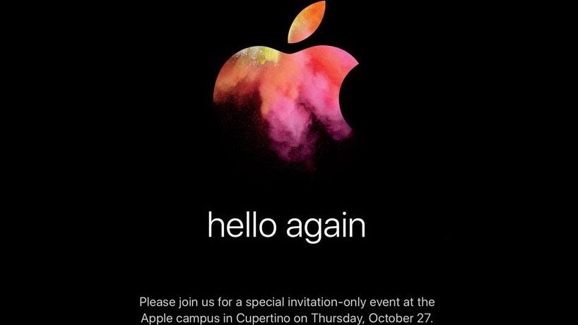 New Apple Mac event on October 27
