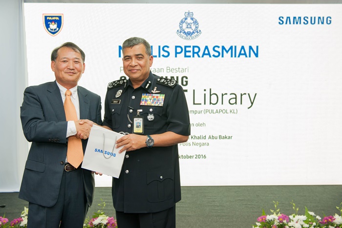 Samsung Malaysia Electronics launches its 6th SMART Library for the Pusat Latihan Polis (PULAPOL)