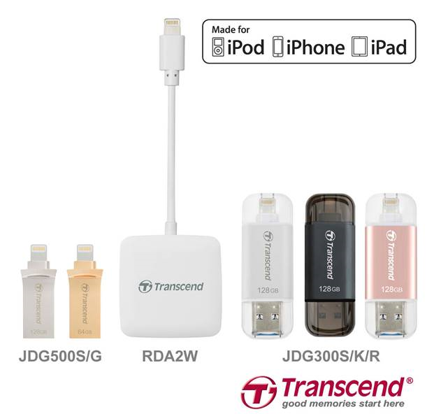 Transcend launches Lightning product line-up for the latest iOS devices