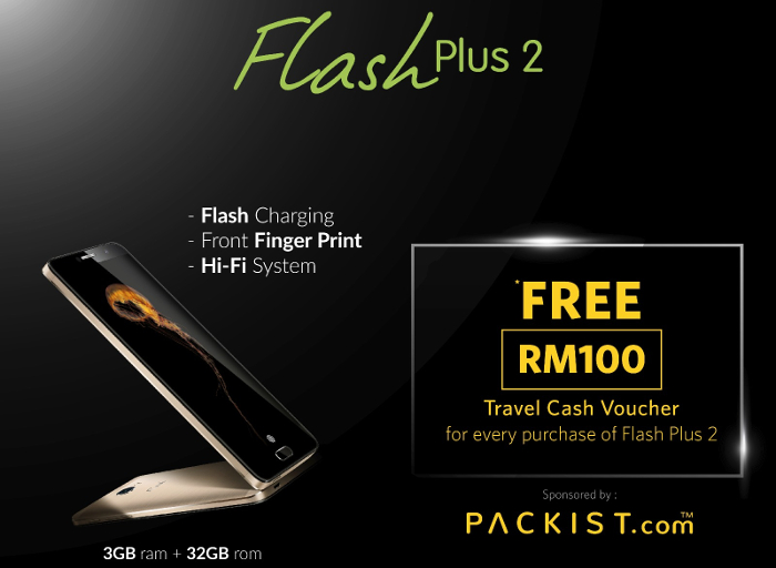 Go travelling with Flash Plus 2 and a free RM100 travel voucher