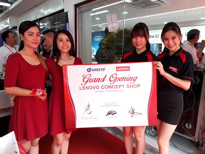 Lenovo Concept Store grand opening in Subang Jaya by DirectD