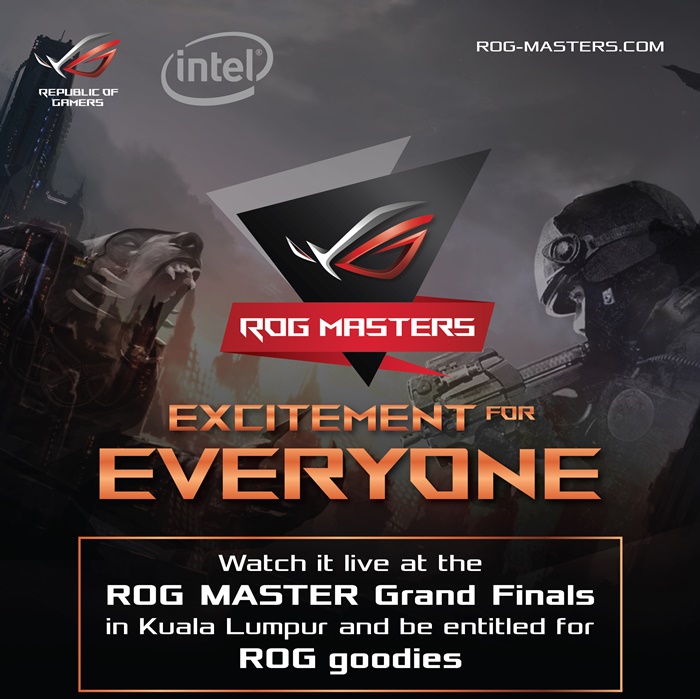 ROG Master 2016 event for DotA 2 and CS:GO held at KL Convention Centre on 12 November