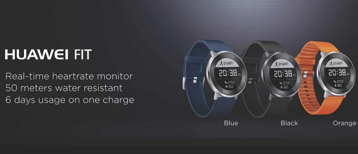Track your fitness with the 6-day battery life heartrate monitoring Huawei FIT smart watch