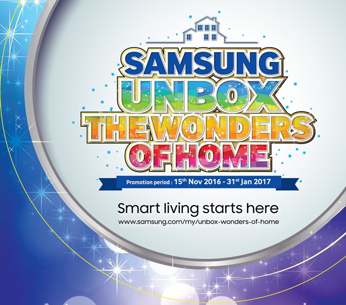 Save up to RM3000 and Unbox the Wonders of Home with Samsung