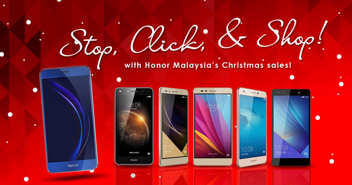 Stop, click, and shop with Honor Malaysia’s Christmas sales!