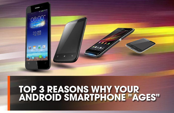 Top 3 reasons why your Android smartphone "ages" or slows down over time