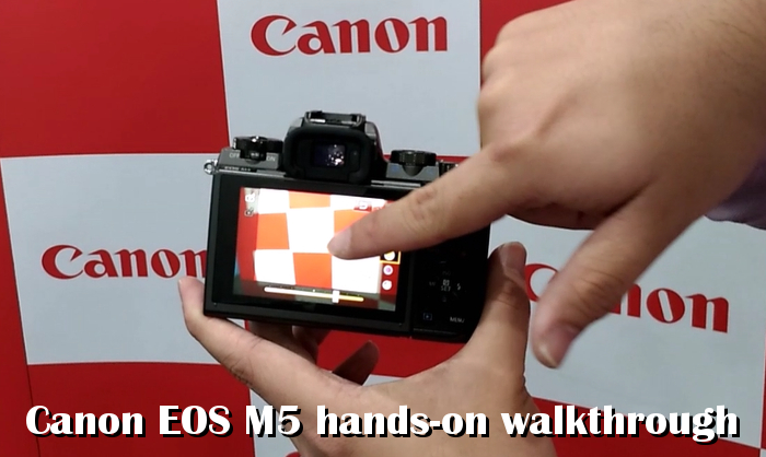 Check out the Canon EOS M5 with our hands-on walkthrough video